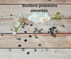 Boutons aimantés